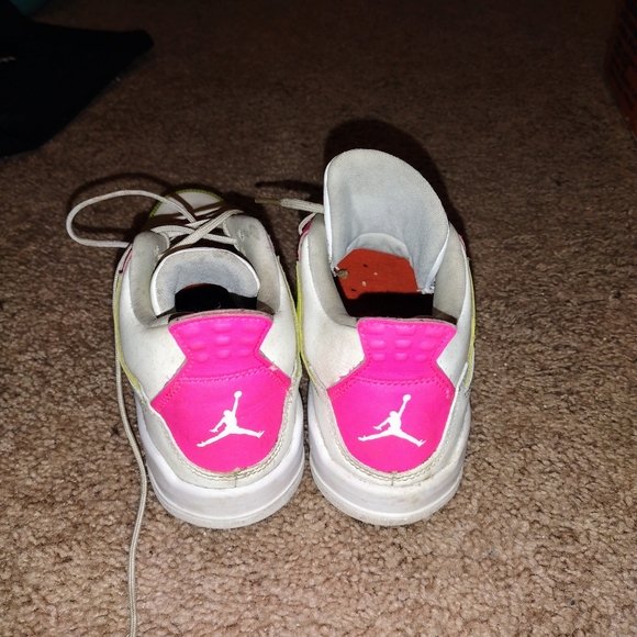 Air Jordan Retro 4 lemon pink - Picture 4 of 4